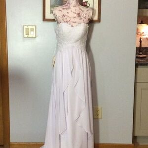 LanTing White Strapless Bridal Gown